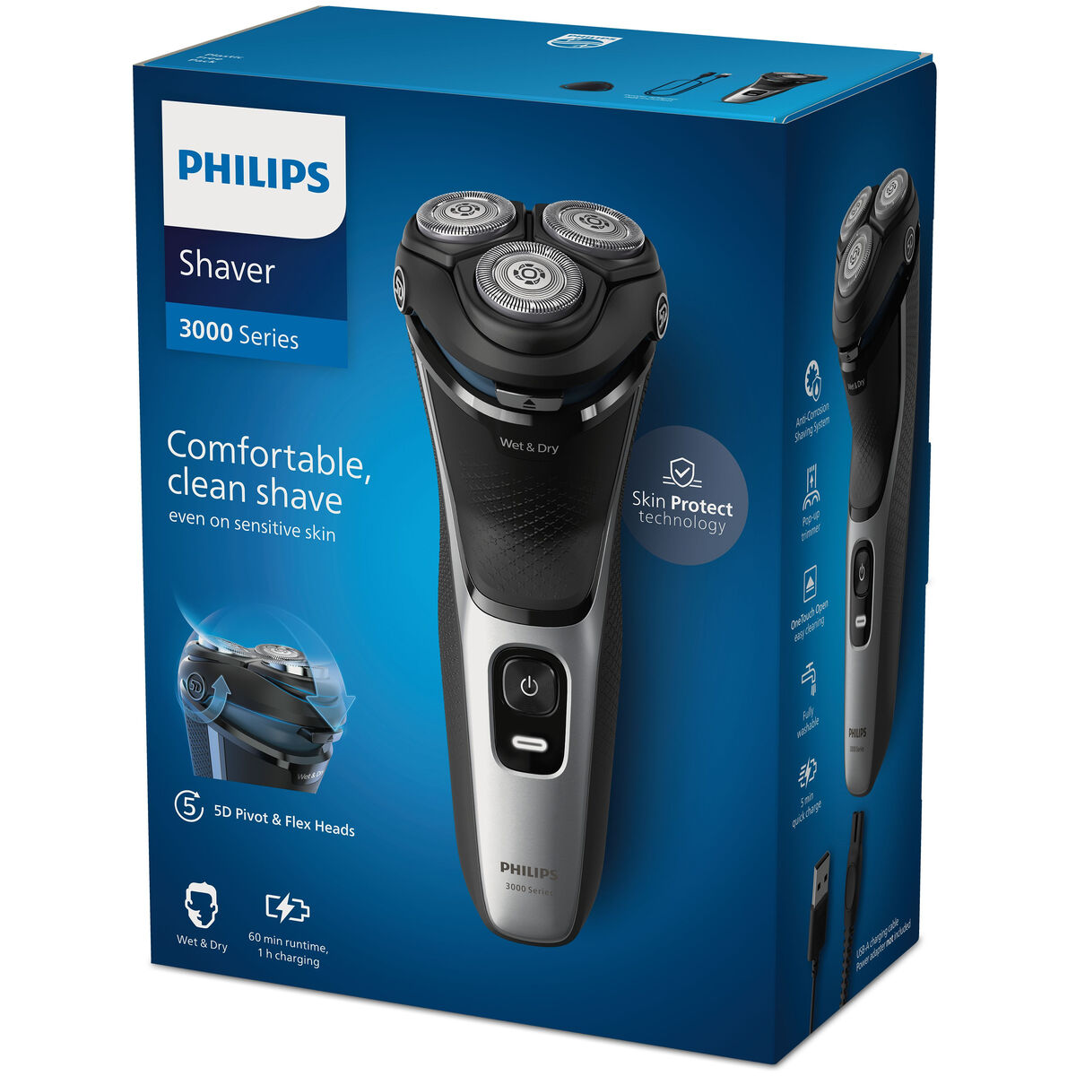 Aparat de Ras Electric Reîncărcabil Philips
